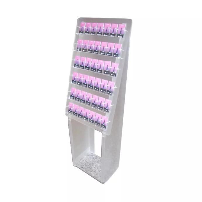 Bodendisplay aus Satiniertem Acryl