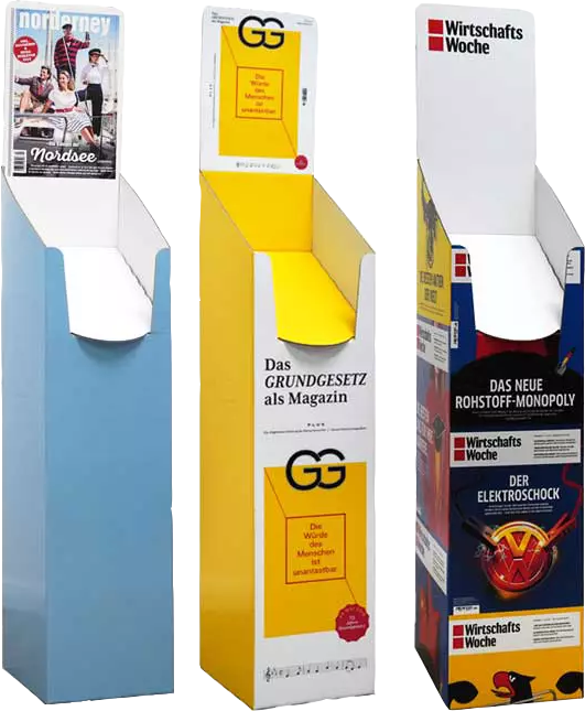 Bodendisplays für Werbezwecke